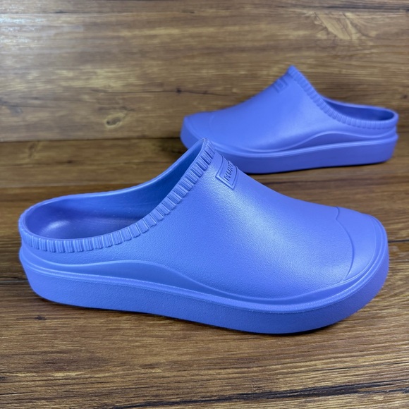 NWOT Hunter In/Out Bloom Clogs Ladies Size 6 Lavender Purple Slip-On Mules Shoes - Picture 10 of 10